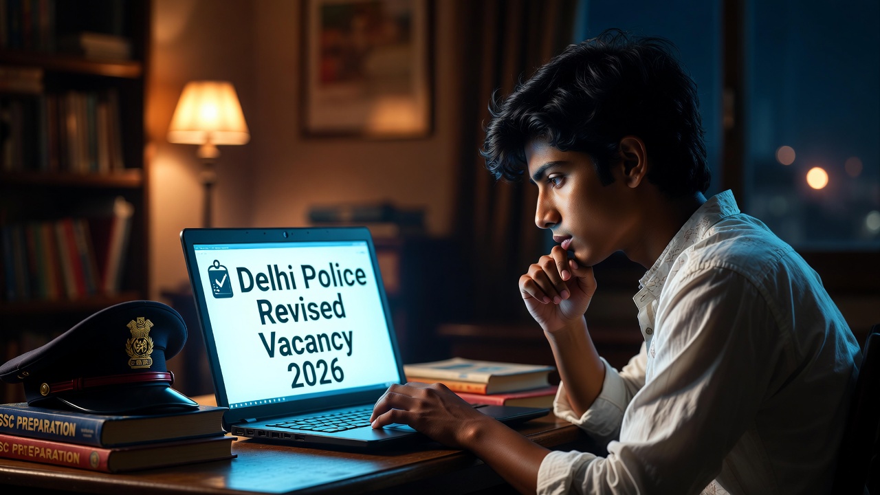 SSC Delhi Police HC Ministerial Revised Vacancy 2026 Notice Download