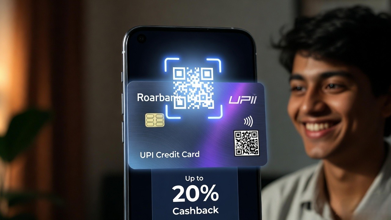 Roarbank UPI Credit Card Apply Online 20% Cashback