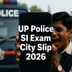 UP Police SI Exam City Details 2026 Link Active