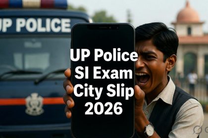 UP Police SI Exam City Details 2026 Link Active
