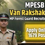 MPESB Van Rakshak Recruitment 2026 Apply Link