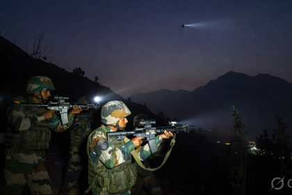 Indian Army Fired at Pakistani Drone Poonch LoC J&K