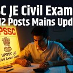 UP JE Civil 4612 Posts Exam Date Official Notice