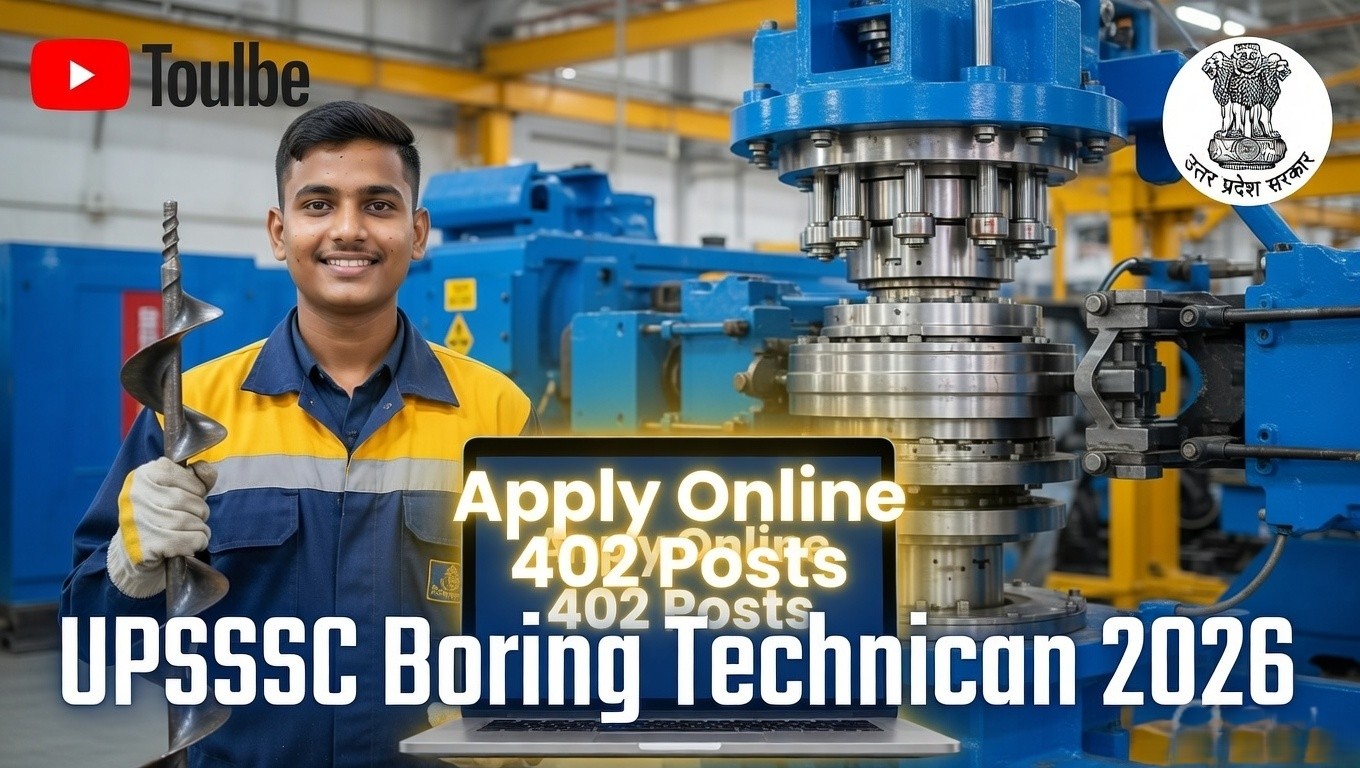 UPSSSC Boring Technician Form 2026 Apply Link