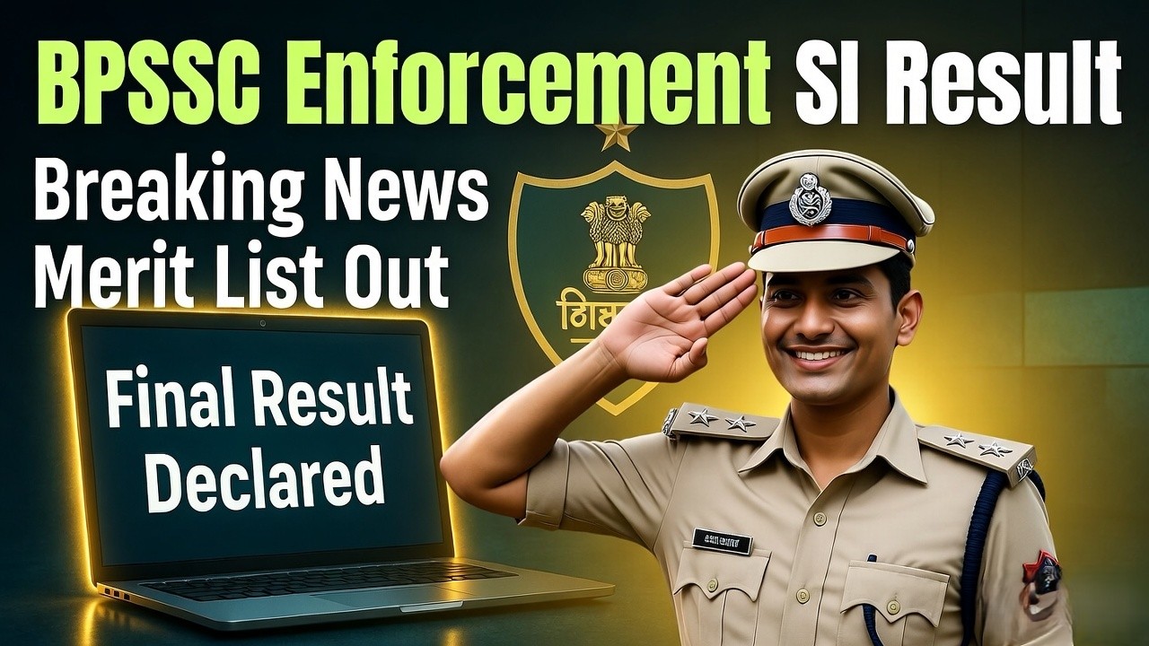 BPSSC Enforcement Sub Inspector Final Result 2025 Download PDF