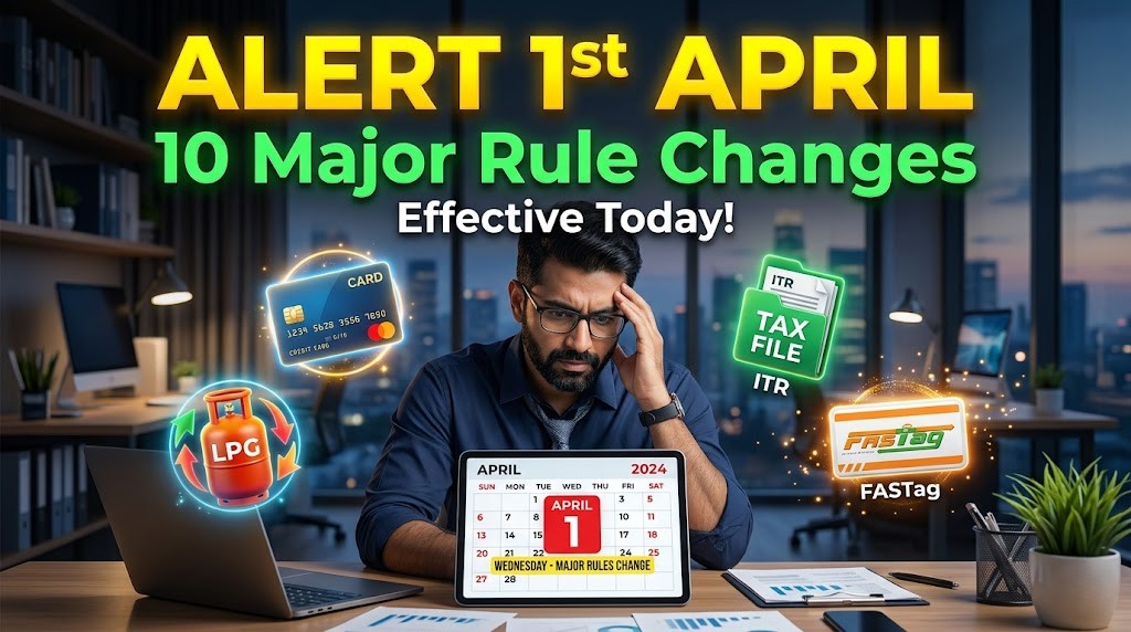 1 अप्रैल 2026 से बदल जाएंगे ये 10 बड़े नियम financial year 2026-27 update