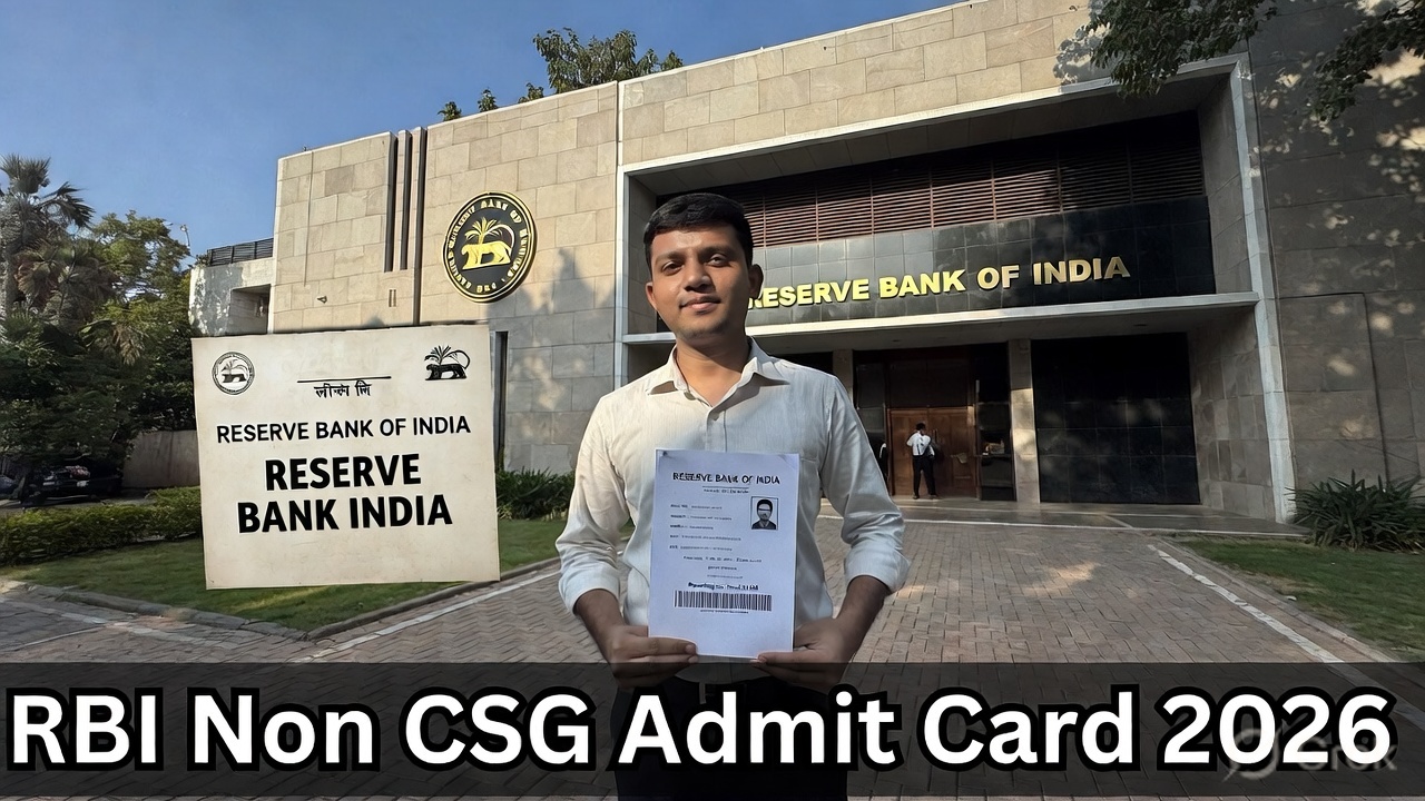 RBI Non CSG Various Post Admit Card 2026 Download Link
