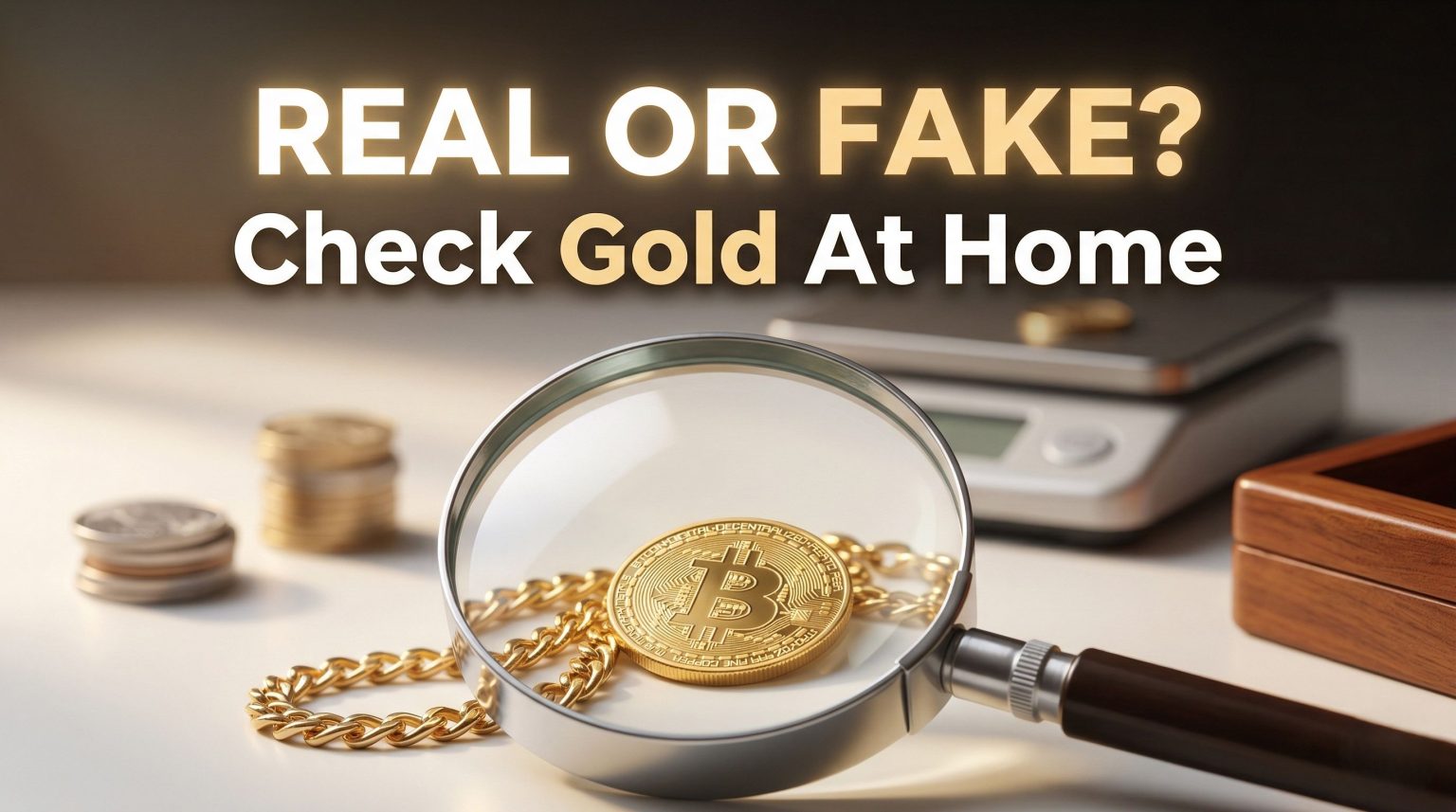 How to check real gold at home using simple tests