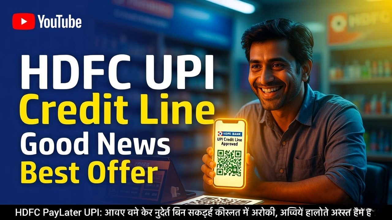 HDFC UPI Credit Line Apply Online PhonePe GPay