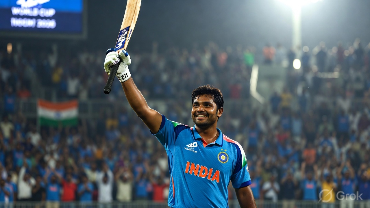 T20 World Cup 2026 Sanju Samson 97 Runs Highlights India Semifinals