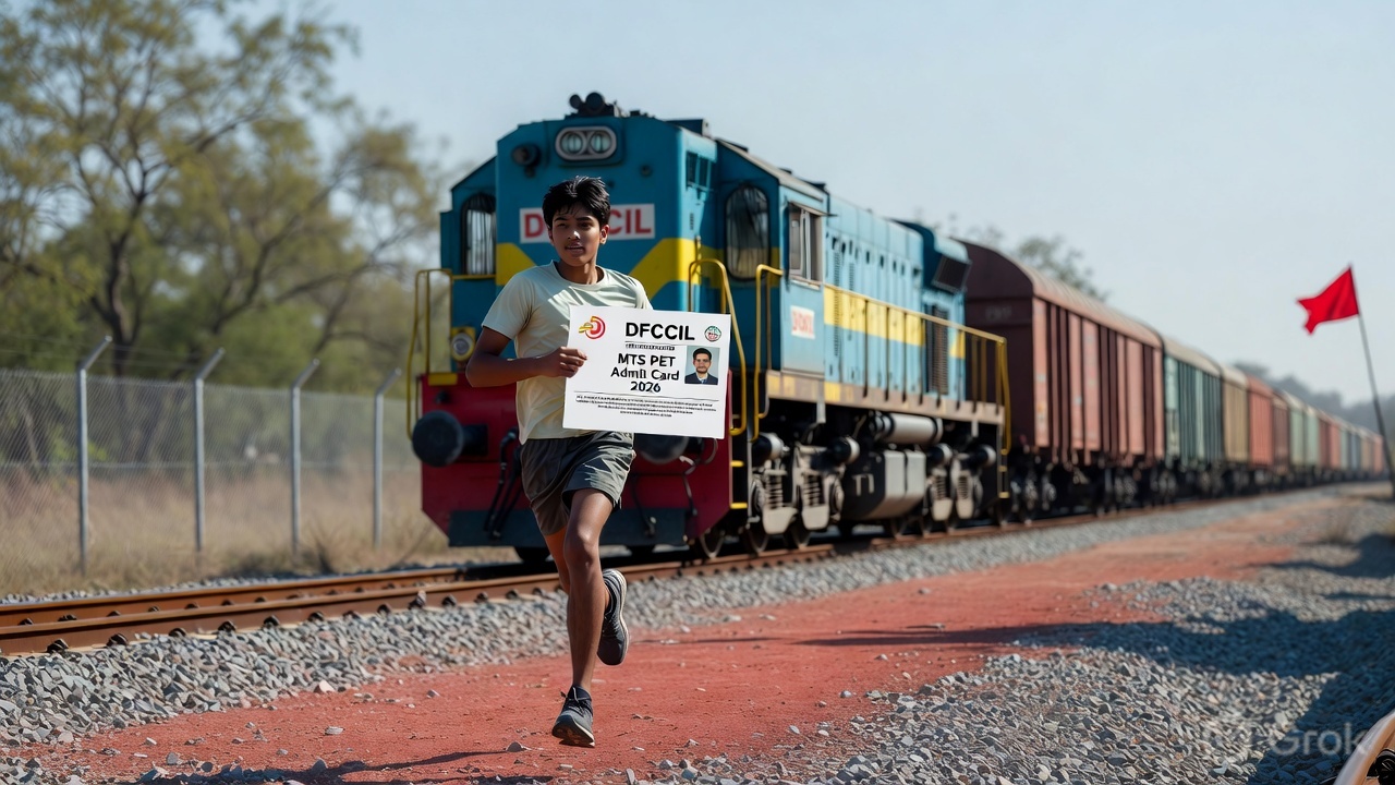 DFCCIL MTS PET Admit Card 2026 Download Link