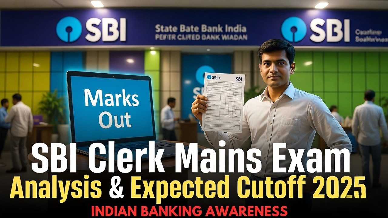 SBI Clerk Mains Score Card 2025 Download Link