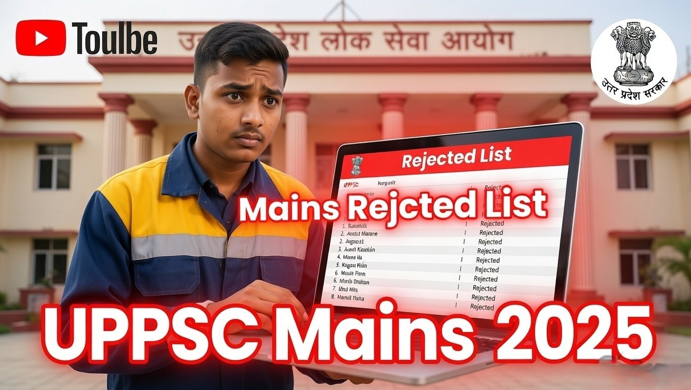 UPPSC Mains Rejected List 2025 Download
