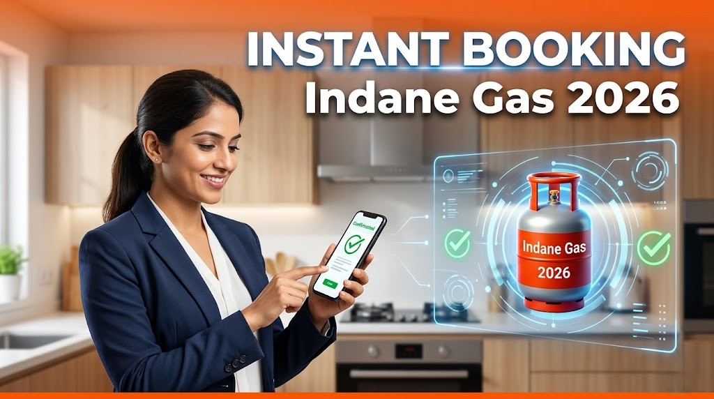 online indane gas booking number WhatsApp and IVRS digital portal 2026