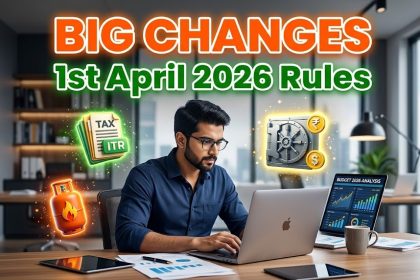 1 अप्रैल 2026 से लागू होंगे ये नए नियम income tax banking and lpg gas update