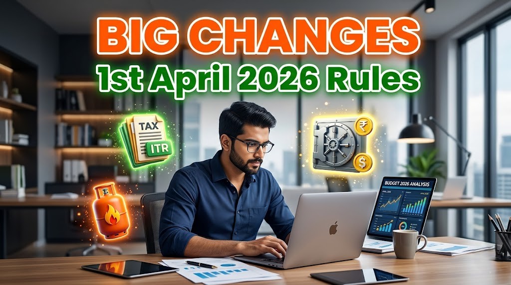 1 अप्रैल 2026 से लागू होंगे ये नए नियम income tax banking and lpg gas update