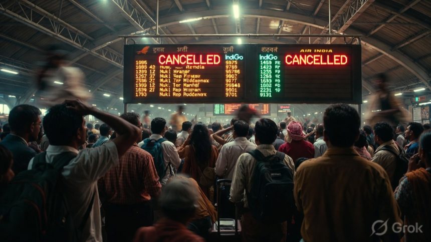 Air India IndiGo Flights Cancelled Middle East West Asia