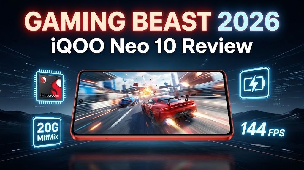 iQOO Neo 10 inferno red 12gb 256gb snapdragon 8s gen 4 gaming review