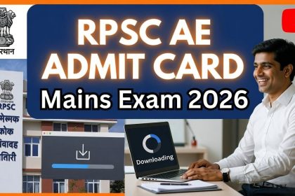 RPSC AE Mains Admit Card 2026 Download Link
