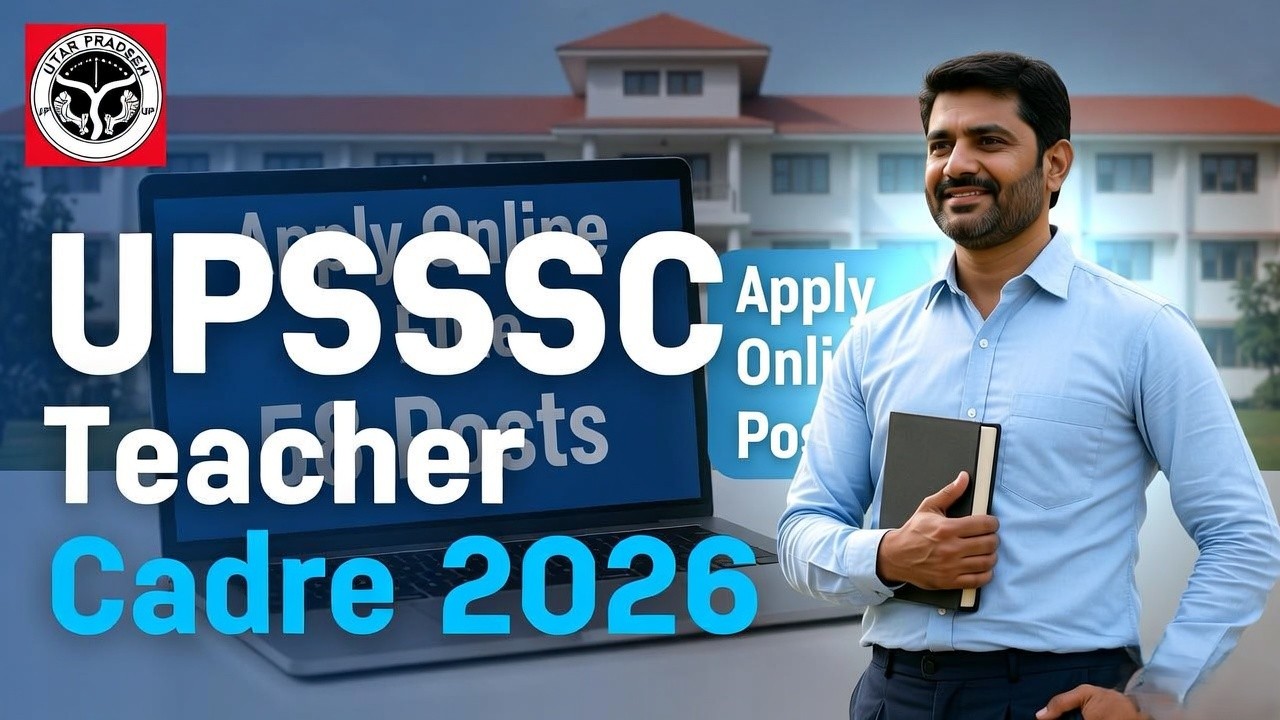 UPSSSC Teacher Cadre Form 2026 Apply Link