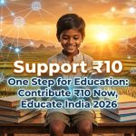 Powerful One Step for Education: Contribute ₹10 Sahiupdate Helping Hands digital donation