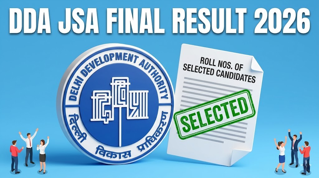 DDA JSA Result 2026 Download