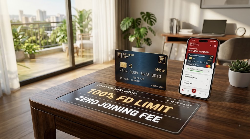 IDFC FIRST Wow Credit Card 2026 Features and FD Limit
