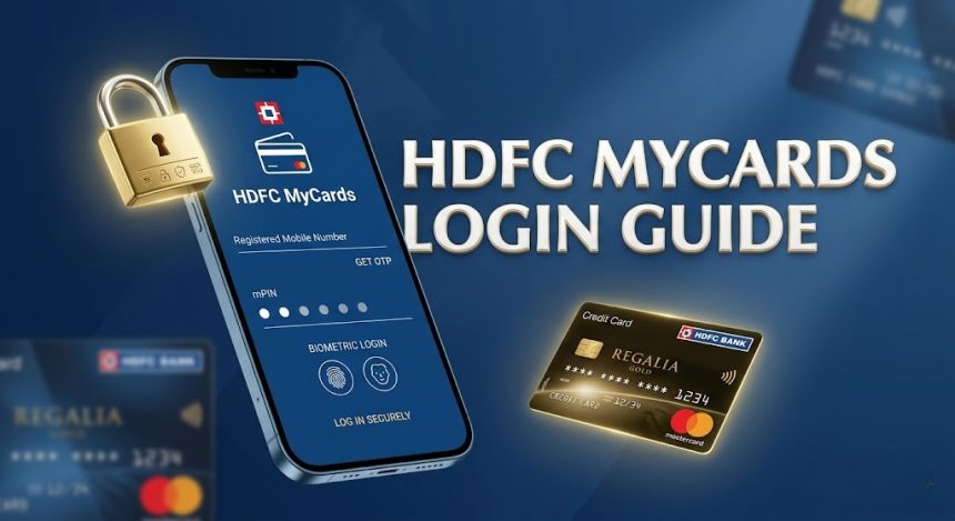 How to login HDFC MyCards portal securely on mobile
