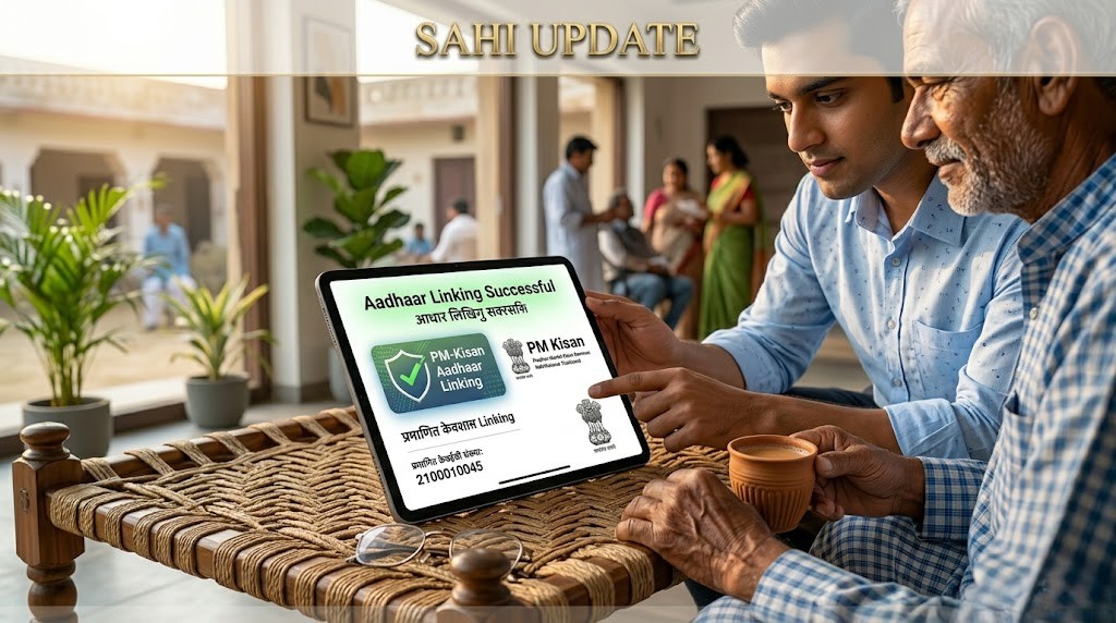 PM Kisan KYC Link Aadhaar 2026 Online Process