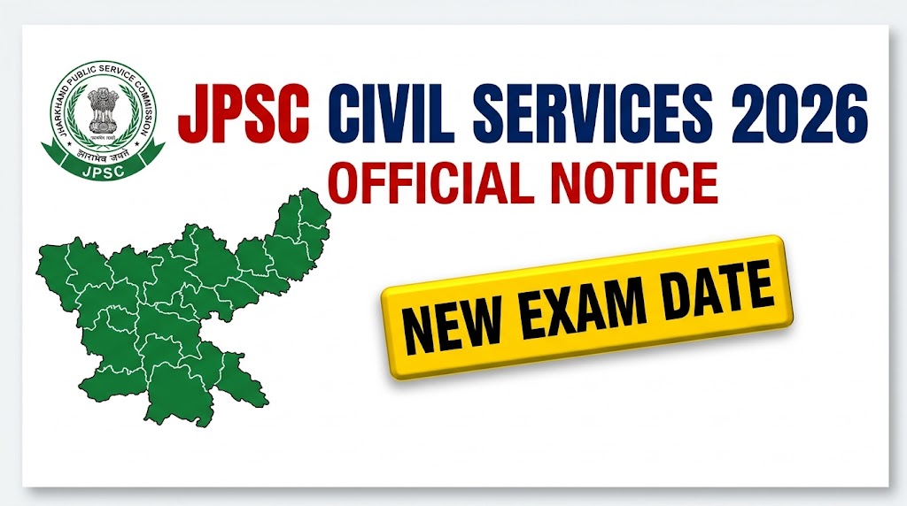 Jharkhand JPSC Civil Services Recruitment 2026 Exam Notice PDF