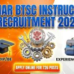 Bihar BTSC Instructor Recruitment 2026 Apply Online for 726 Post