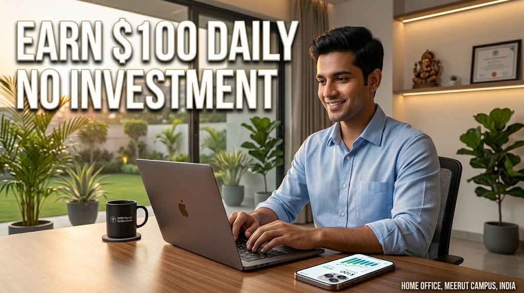 Earn $100 Daily Online India Without Investment 2026 Guide